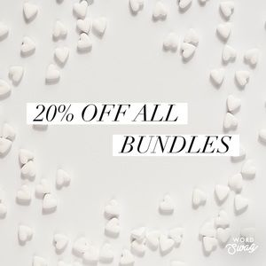 20% OFF ALL BUNDLES OF TWO OR MORE!!